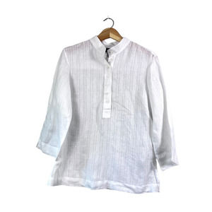 White Women's Button-Up Top